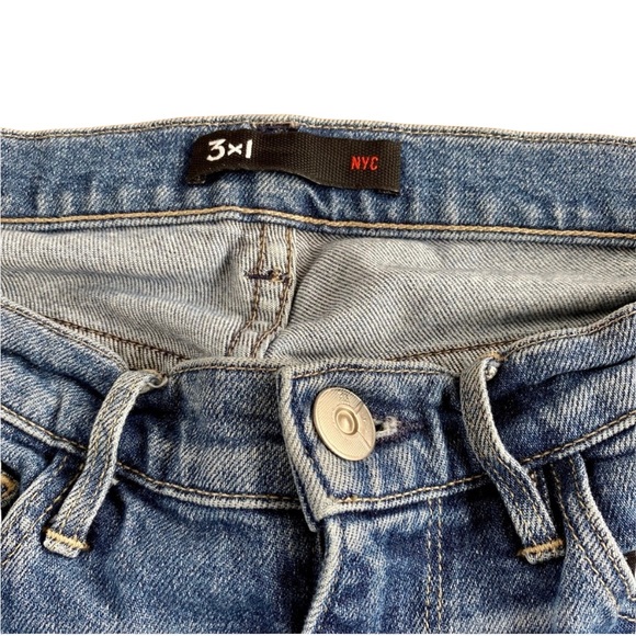 3X1 Jeans W3 Straight Crop Ace Sz. 26 - Picture 10 of 15